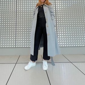 Everlane The Gathered Drape Trench Coat